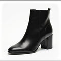 Bottine Cuir Noir